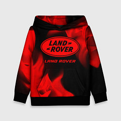 Детская толстовка Land Rover - red gradient