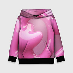 Детская толстовка Розовые краски абстракция
