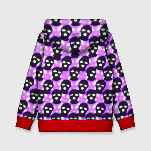 Детская толстовка Watch dogs hacker / 3D-Красный – фото 2