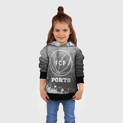 Толстовка-худи детская Porto - grey gradient, цвет: 3D-черный — фото 2