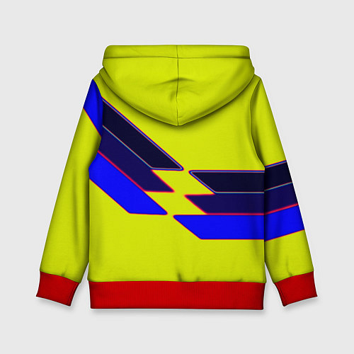 Детская толстовка Боруссиа текстура спорт / 3D-Красный – фото 2