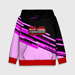Детская толстовка Tekken pink line