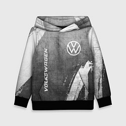 Детская толстовка Volkswagen - grey gradient вертикально