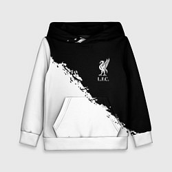 Детская толстовка Liverpool fc белые краски