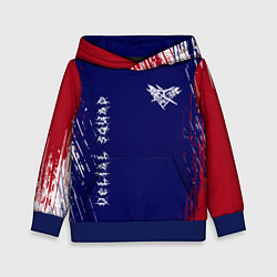 Детская толстовка Velial squad - red abstract