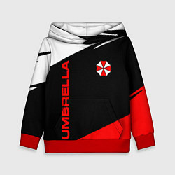 Толстовка-худи детская Umbrella corporation - resident evil, цвет: 3D-красный