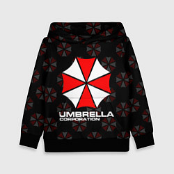 Толстовка-худи детская Resident evil - umbrella corporation, цвет: 3D-черный