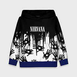 Детская толстовка Nirvana rok hand