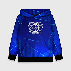 Детская толстовка Bayer 04 blue poly