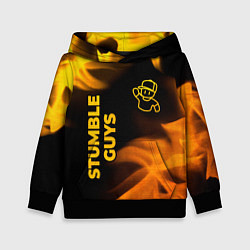 Детская толстовка Stumble Guys - gold gradient вертикально