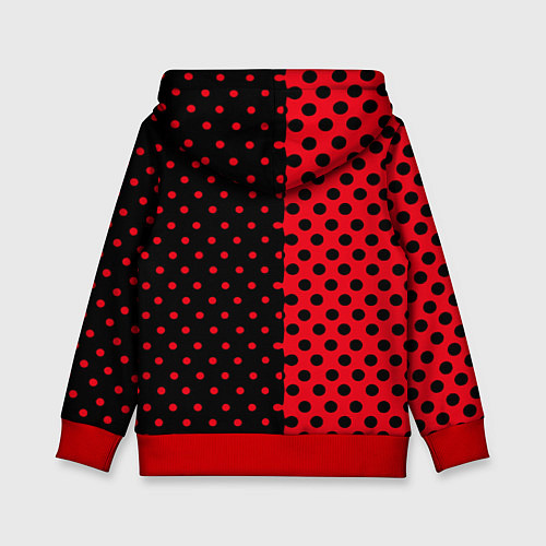 Детская толстовка Doom pattern steell / 3D-Красный – фото 2