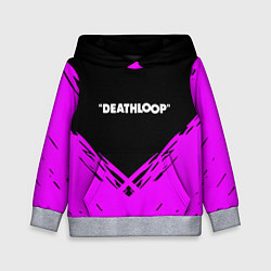 Детская толстовка Deathloop neon geometry