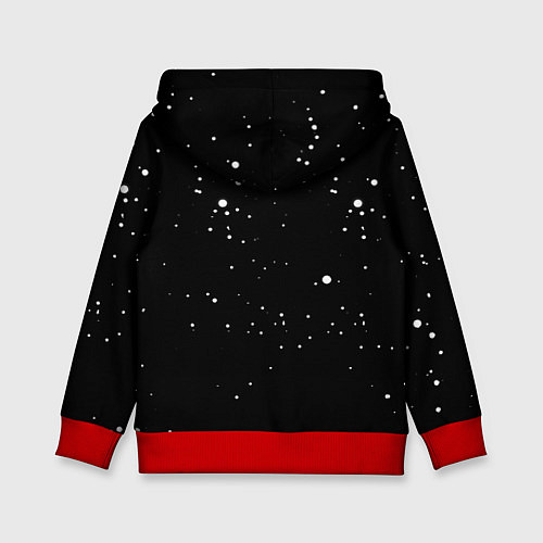 Детская толстовка Baldurs Gate белые краски / 3D-Красный – фото 2