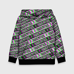 Детская толстовка Juventus glitch pattern