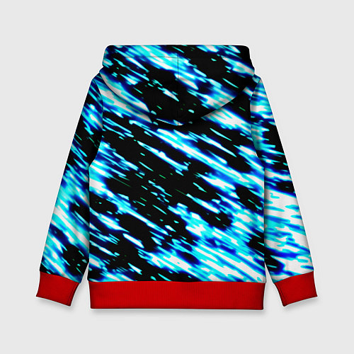 Детская толстовка DOTA холодные краски / 3D-Красный – фото 2