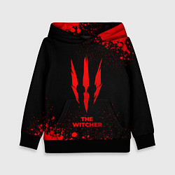 Детская толстовка The Witcher - red gradient