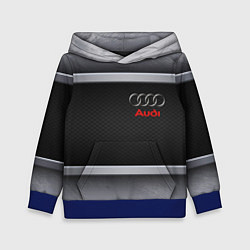 Детская толстовка Audi metal texture