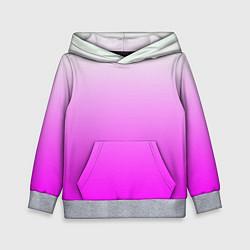 Детская толстовка Gradient color pink