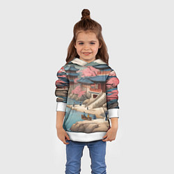 Толстовка-худи детская Корея эпоха чосон, цвет: 3D-белый — фото 2