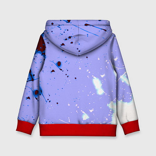 Детская толстовка Forza Horizon краски текстура / 3D-Красный – фото 2