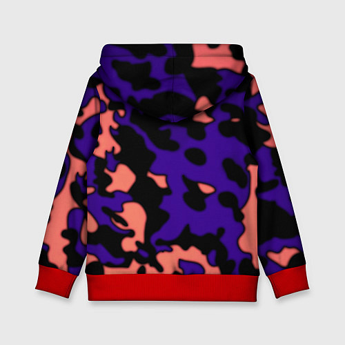 Детская толстовка DOTA 2 камуфляж / 3D-Красный – фото 2