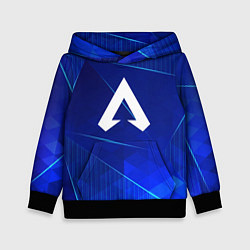 Детская толстовка Apex Legends blue poly