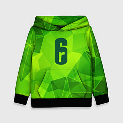 Детская толстовка Rainbow Six green poly