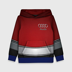 Толстовка-худи детская Audi metal car steel, цвет: 3D-синий