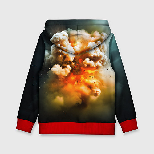 Детская толстовка Дэдпул и Росомаха - Догпуля / 3D-Красный – фото 2