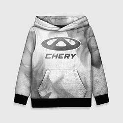 Детская толстовка Chery - white gradient