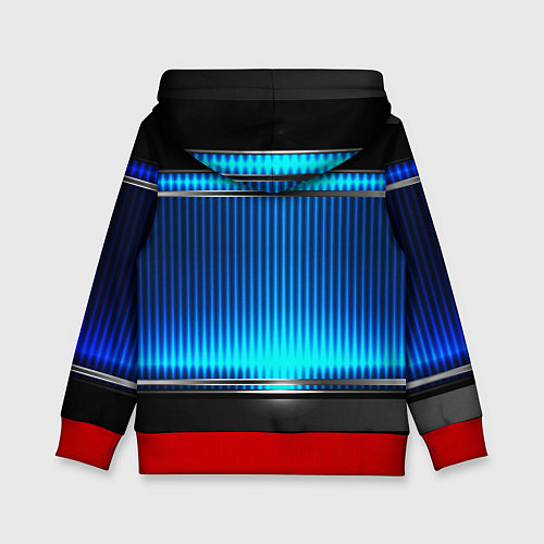 Детская толстовка FIAT текстура авто / 3D-Красный – фото 2