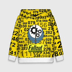 Детская толстовка Fallout pattern symbol