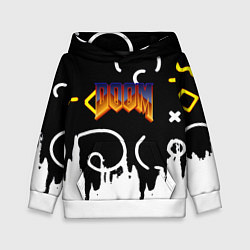 Детская толстовка Doom game pattern