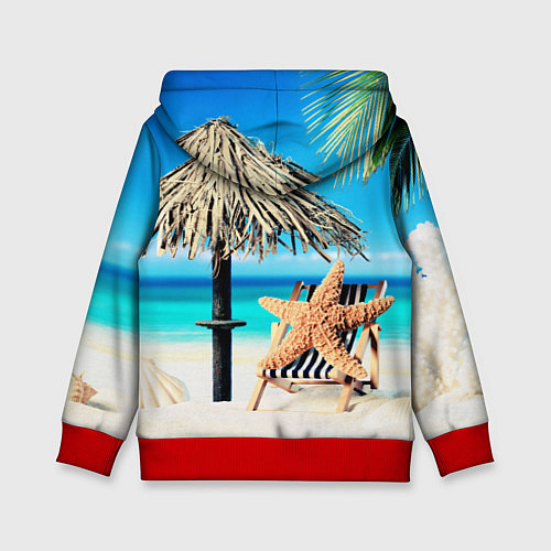Детская толстовка Resort / 3D-Красный – фото 2
