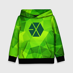 Детская толстовка Exo green poly