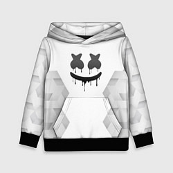 Детская толстовка Marshmello white poly