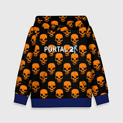 Детская толстовка Portal skull pattern