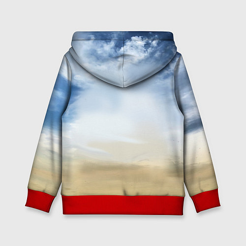 Детская толстовка Дин Джарин - Мандалорец / 3D-Красный – фото 2