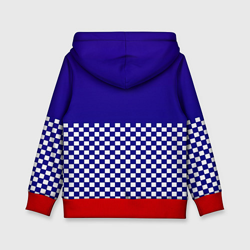 Детская толстовка Cyberpunk 2077 клетка / 3D-Красный – фото 2