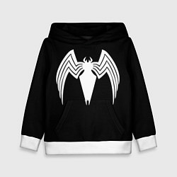 Детская толстовка Venom - spider logo