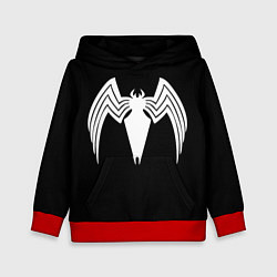 Детская толстовка Venom - spider logo