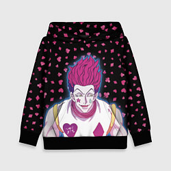 Толстовка-худи детская Hisoka Hunter x Hunter, цвет: 3D-черный
