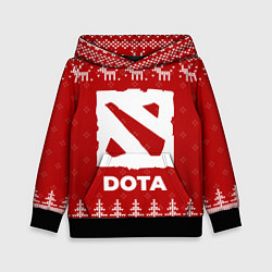 Детская толстовка Новогодний Dota с оленями