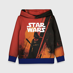 Толстовка-худи детская Darth Vader - Star Wars, цвет: 3D-синий