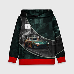 Детская толстовка Зелёный спорткар