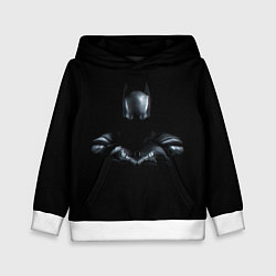 Толстовка-худи детская Batman in the dark, цвет: 3D-белый