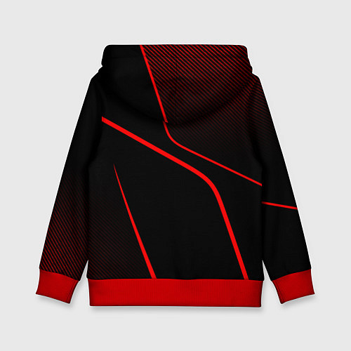 Детская толстовка Lixiang - red line / 3D-Красный – фото 2