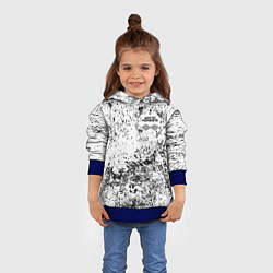 Толстовка-худи детская Arctic Monkeys - Графический хаос, цвет: 3D-синий — фото 2