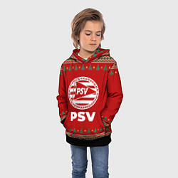 Толстовка-худи детская PSV new year, цвет: 3D-черный — фото 2