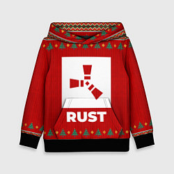 Детская толстовка Rust new year